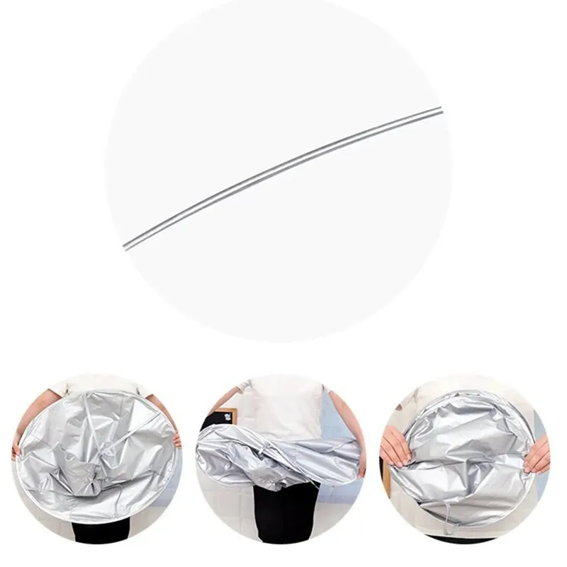 Średniej wielkości strzyżenie dla dorosłych płaszcz tkanina farba do włosów oddychająca strzyżenie domowe płaszcz składane narzędzie do strzyżenia