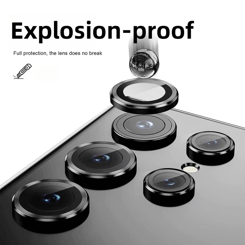Metalen Camera Protector Voor Samsung Galaxy S24 Ultra S24 + s24plus Legering Ring lens Glas Voor Galaxy S24ultra Cap