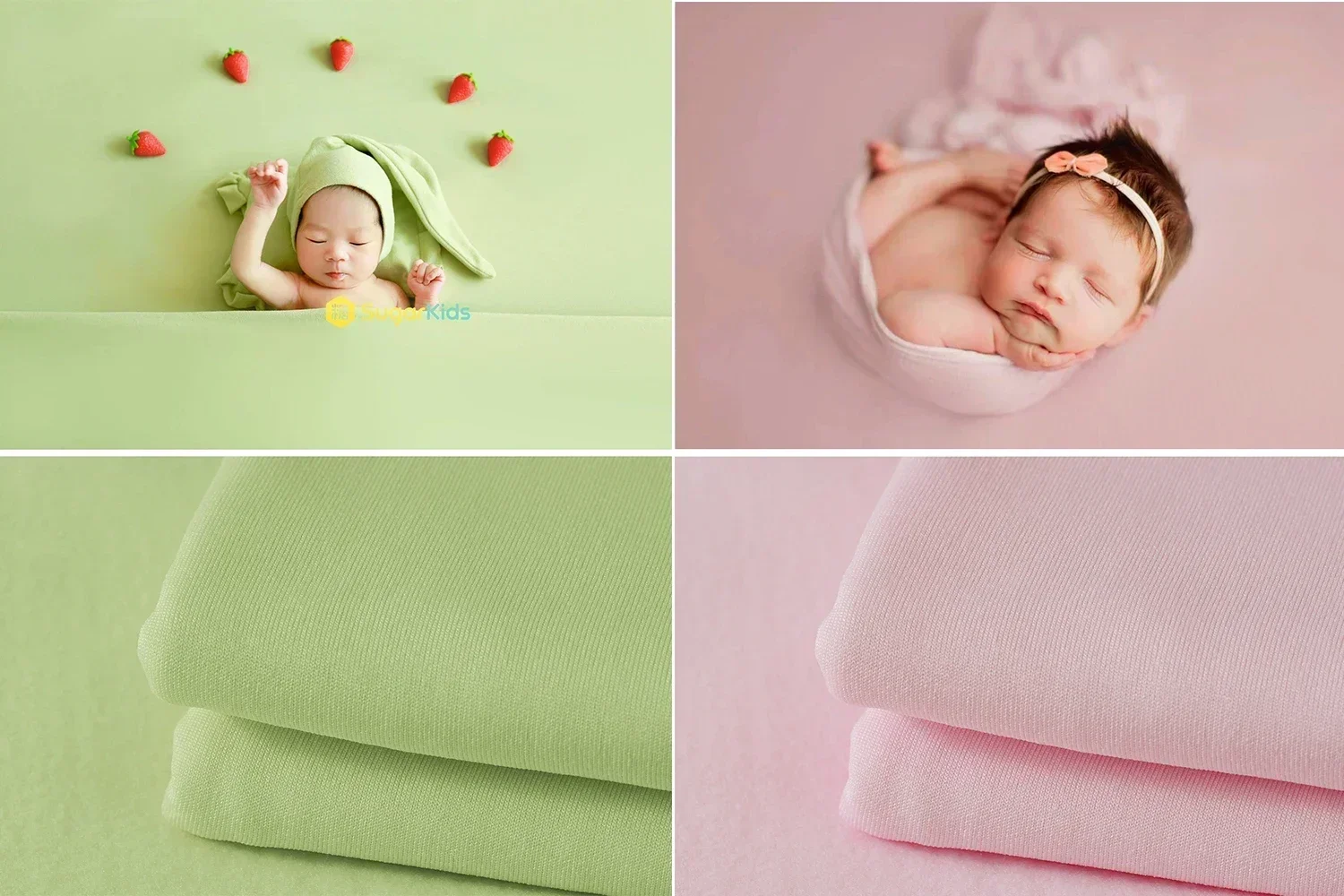 ผ้าสําหรับทารกแรกเกิดฉากหลัง Bean Bag Photo Props Layering ฉากหลังยืด Photoshoot Wraps ยิงสตูดิโอ
