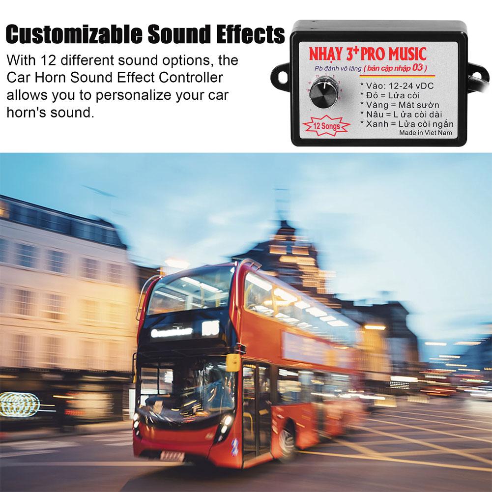 新しいハイエンド 12 V-24 V 8 & 12 サウンドミュージカル電子ホーンコントローラ 3 + プロホーンスピーカーサウンドコントロール車のトラックマリンボート