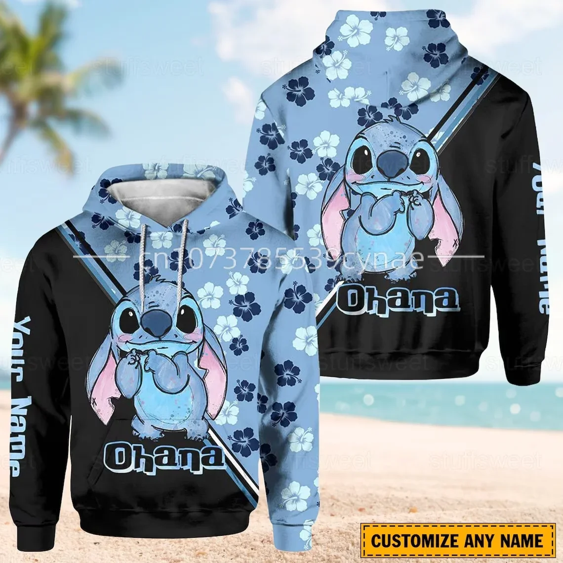 Disney stitch 3d moletom com capuz leggings conjunto feminino terno com capuz stitchyoga calças moletom moda mickey terno esportivo