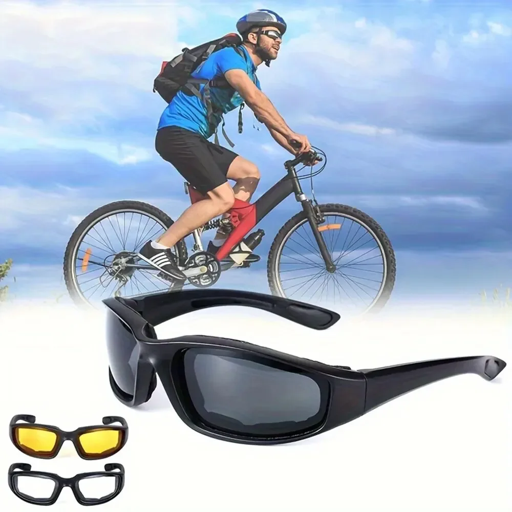 남성과 여성을 위한 Gafas de motocicleta antideslumbrantes, 바람 방지, 빈티지, 안전 안경, 눈 보호