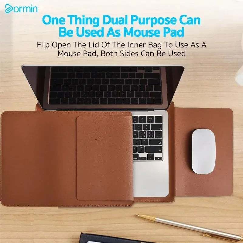Dormin Pokrowiec na laptopa Etui na notebooka Apple Macbook Air Pro 13 M1 M2 2020 Etui na notebooka ASUS 11 12 13.3 14 15 15.6 16 Case