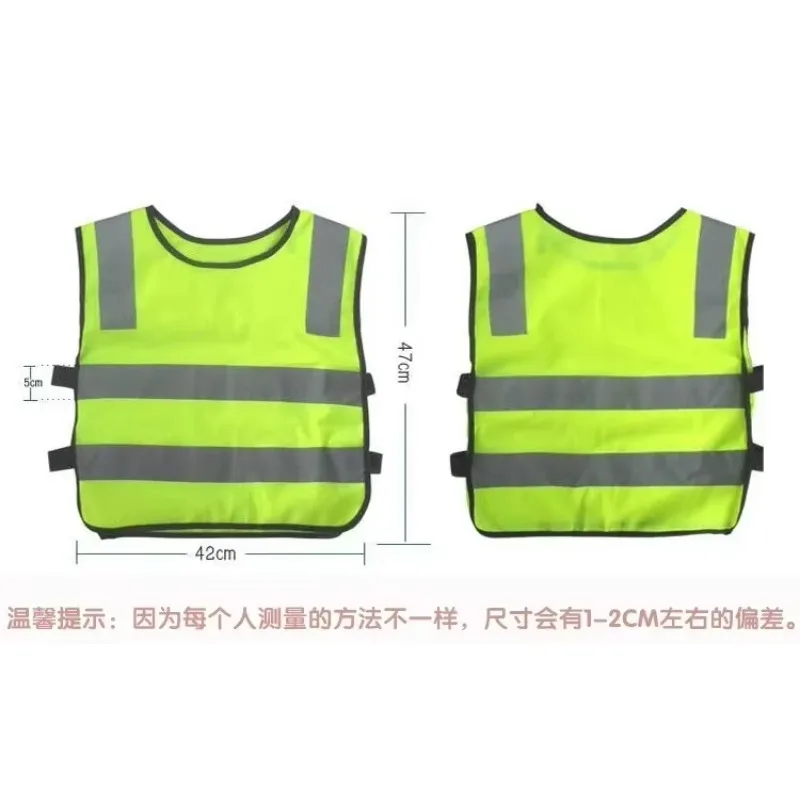 Kids Students Night Safety Reflective Vests Road Traffic Warning Vest for Children Reflective Reflector Vests Clothing Jacket