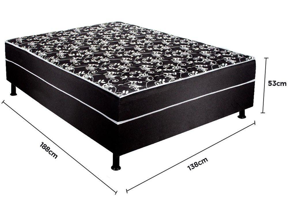 Cama Box Casal Aiam Colchões Conjugada 41cm de Altura Super Box D28
