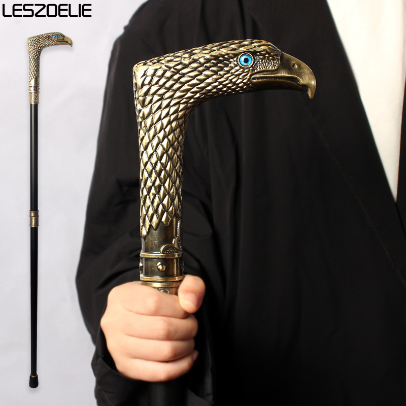 Bronze Eagle หัวเดิน Stick Cane Man Party ตกแต่งเดิน Cane แฟชั่นผู้ชาย Elegant Hand Cane Vintage Canes เดิน stick
