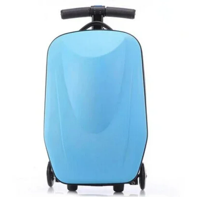 Nova preguiçosa skate trole mala de viagem carry on rooling bagagem scooter mala conveniente multi-função bagagem de viagem
