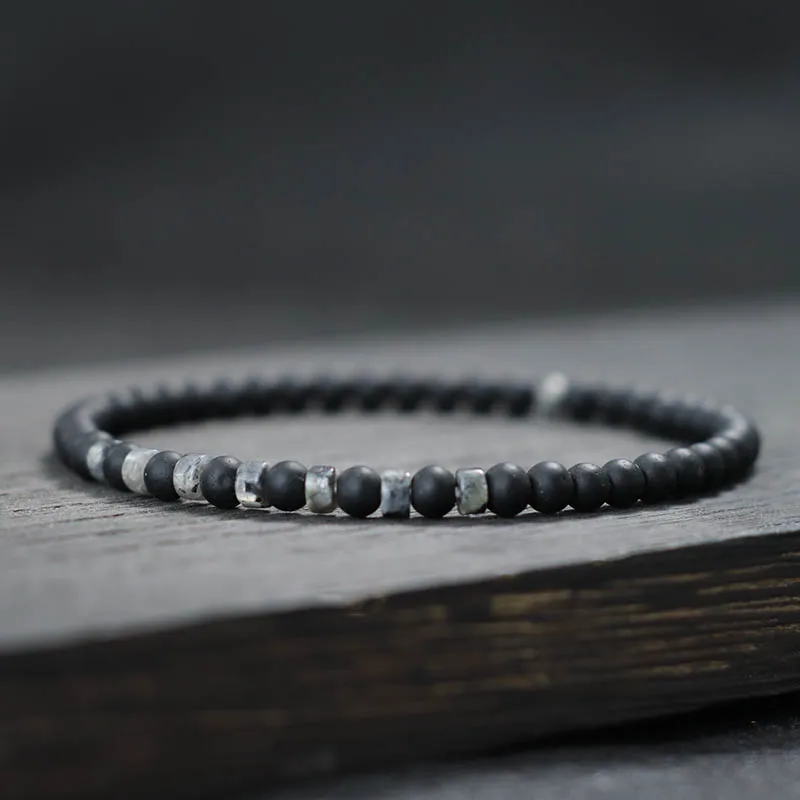 패션 망 팔찌 자연 호랑이 눈 황제 작은 돌 4mm 비즈 Braclet 옴므 액세서리 보헤미아 비치 쥬얼리 Pulsera