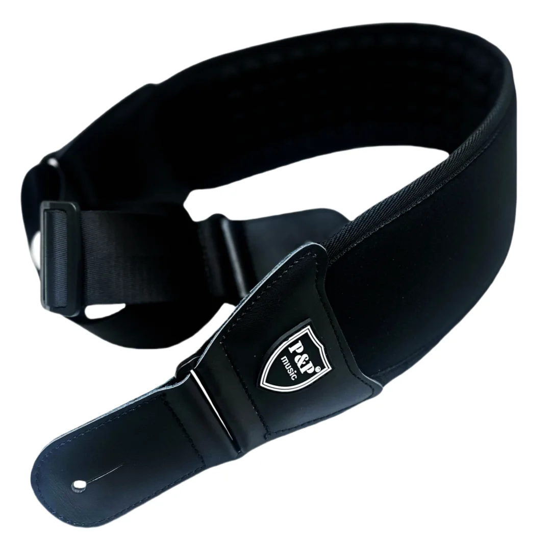 P&P 3D ฟองน้ําสายกีตาร์เข็มขัด Breathable สบายปรับกีตาร์อะคูสติกเบาะสายรัดสายกีตาร์ไฟฟ้าเบสเข็มขัด