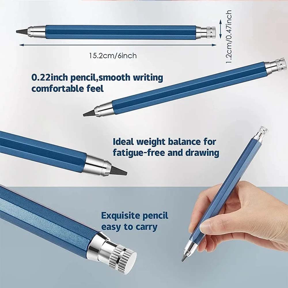 5,6 mm Druckbleistift 2B/4B/6B/8B Bleistiftfüllung Zeichnen Schreibwerkzeug für Skizzenzeichnungsdesign