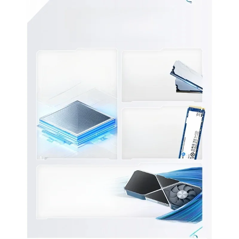 I7i9 14ta generación 14900KF ordenador host RTX5070 ordenador de escritorio juego completo vista al mar juego de habitación conjunto de host de refrigeración por agua