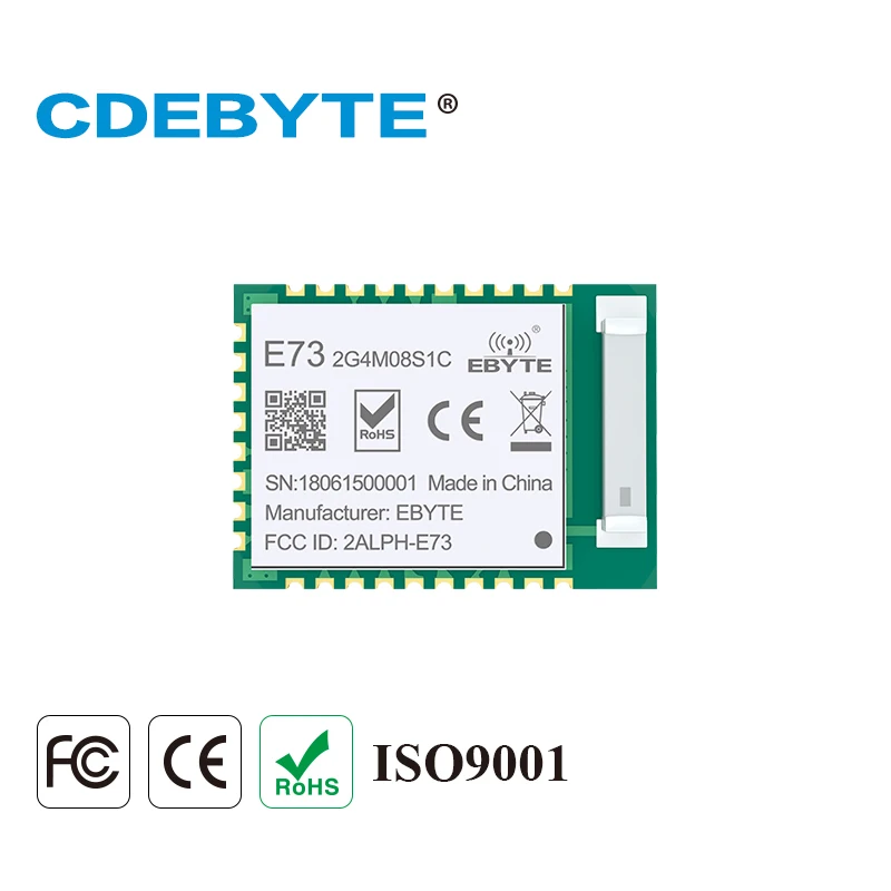 Nrf52840 ble 5,0 Modul 2,4 GHz 8dbm Mikro größe Langstrecken 120m drahtloses Bluetooth-Transceiver-Modul cdebyte E73-2G4M08S1C iot