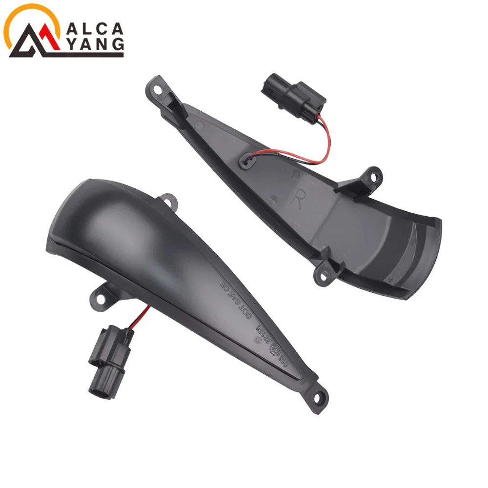 2X intermitente dinámico luz LED de intermitente lámpara de espejo lateral para Honda Civic 8th MK8 Hatchback 3D 5D 2006 2012 FN2 FN FK