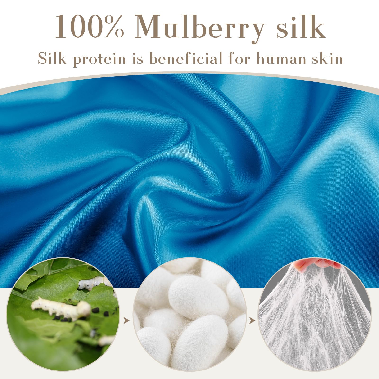 Mascarilla para dormir de seda de morera 100%, parche ocular que bloquea la luz, parasol para viajes y siesta, mascarilla para dormir acolchada suave Slaapmasker