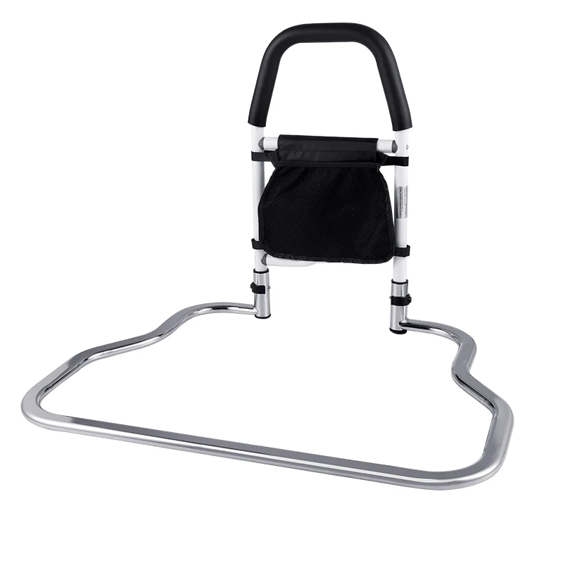 Bolso de armazenamento removível, trilhos para cama sênior, alça antiderrapante, trilhos de proteção para cama sênior, cabem em qualquer cama, móveis para idosos