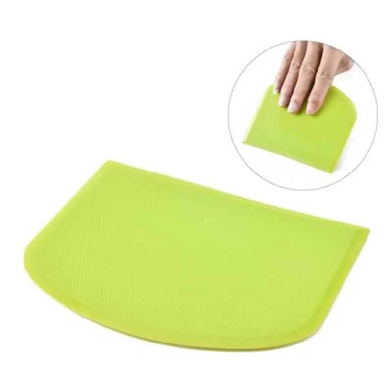 1pc Plastic Cake Cream Spatula, Dough Knife, Butter Scraper With Plain Smooth Edge, Baking Tools