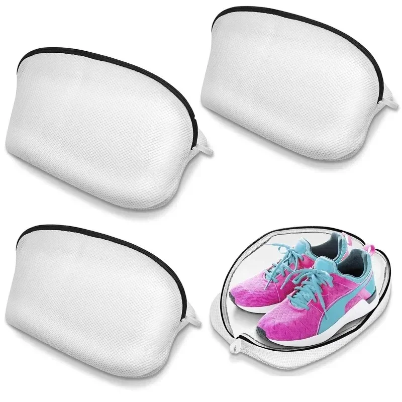 Mesh Wäschesack Waschmaschine Schuhe Tasche mit Reißverschlüssen Reise Schuh Aufbewahrungstaschen Schutzkleidung Aufbewahrungsbox Organizer Taschen