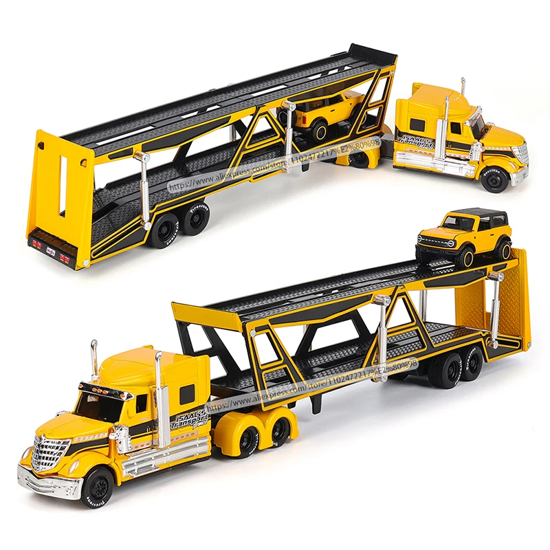 Maisto 1:64 NEUES MACK Anthem/International Transport Casting Manufacturing Trailer Model Simulation Model Alloy Car Collection