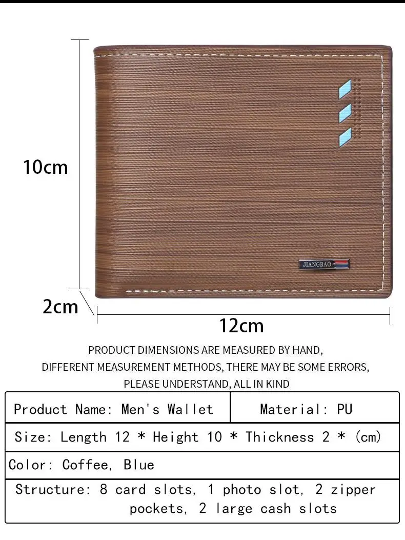 가죽 남성용 짧은 지갑 Bifold Business Slim Minimalist Ultra-Thin with Multiple Card Holders 청소년을위한 동전 지갑 머니 클립