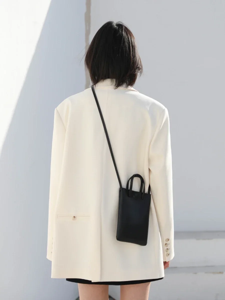 CHIC VEN-chaqueta informal de manga larga para mujer, abrigos sólidos coreanos que combinan con todo, ropa elegante de oficina, primavera y otoño, 2023
