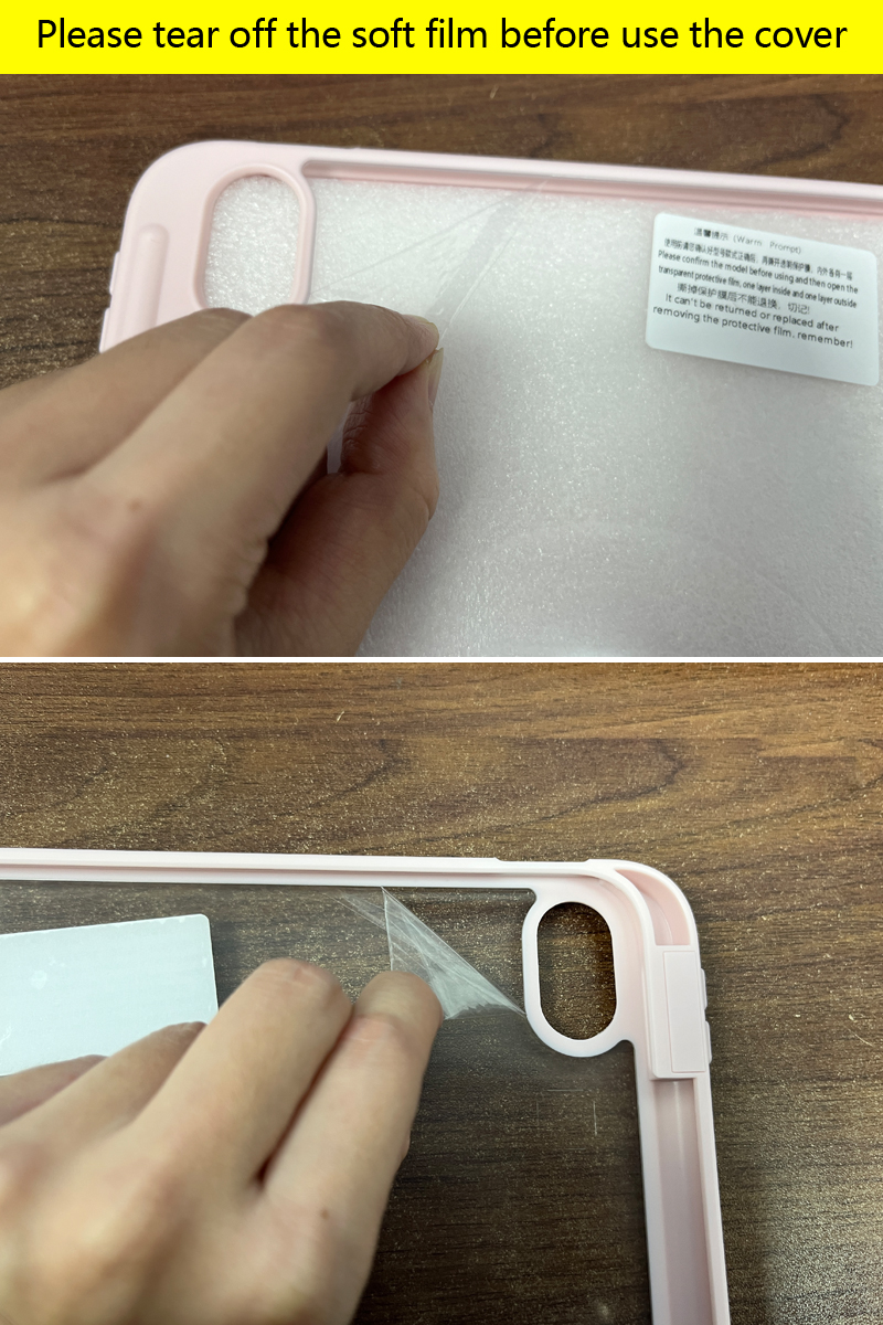 Чехол для iPad 10-го поколения с держателем для ручки, тройной акриловый прозрачный задний жесткий чехол для iPad 10,2 9,7 Air 5 11 Чехол для iPad 10 9 11th A16