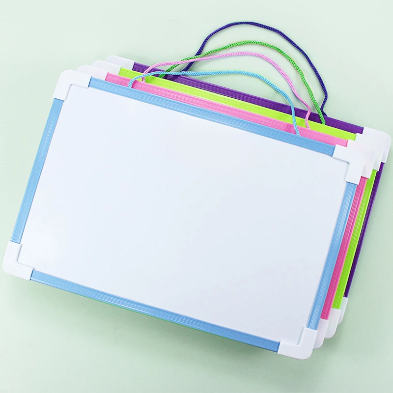 Magnetisches Whiteboard mit Marker und Magneten-Set, doppelseitiges löschbares Whiteboard, Kinder-Zeichenbrett, hängendes Memoboard