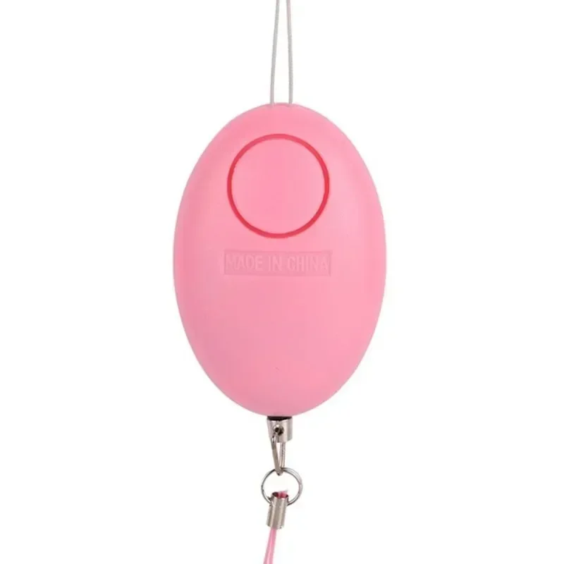 1 stücke Selbstverteidigung Frauen Alarm 120dB Ei Form Mädchen Sicherheit Schützen Alarm Persönliche Sicherheit Schrei Laut Schlüsselbund Notfall Alarm