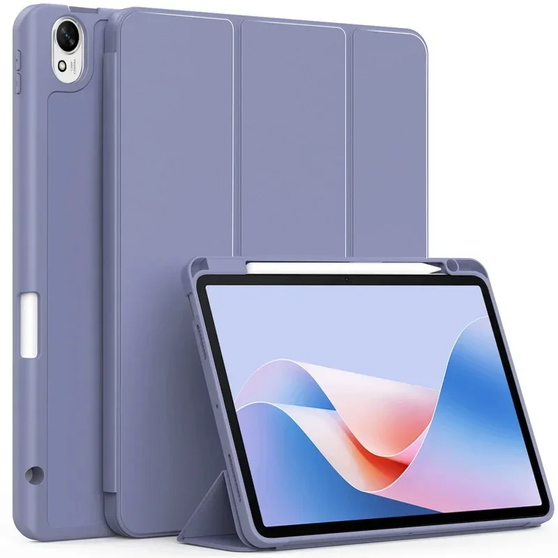 New Smart Cover for HUAWEI MatePad 11.5S 11.5 S 2024 Trifold Leather Flip Soft Back Case For MatePad 11.5"S With Pencil Holder