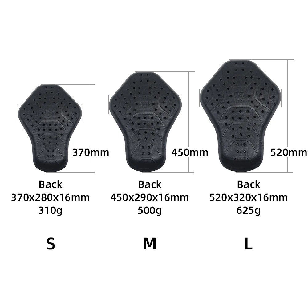 CE Level 2 Moto Motorcycle Back Elbow Knee Shoulder Protector Jacket Insert Gear Armor Motocross Racing Protect Protection Pad