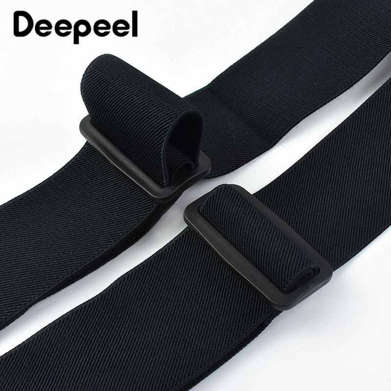 DeePull-男性用幅のストレッチストラップ,ジョックストラップ,大人用サスペンダー,4つのクリップフック,スカート,ジーンズアクセサリー,5x120cm