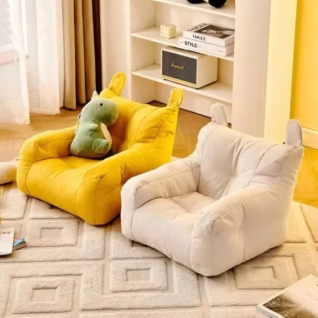 Sofá preguiçoso infantil pode deitar ou dormir no quarto, sofá da sala de estar, varanda com janela saliente, poltrona de lazer, assento de leitura