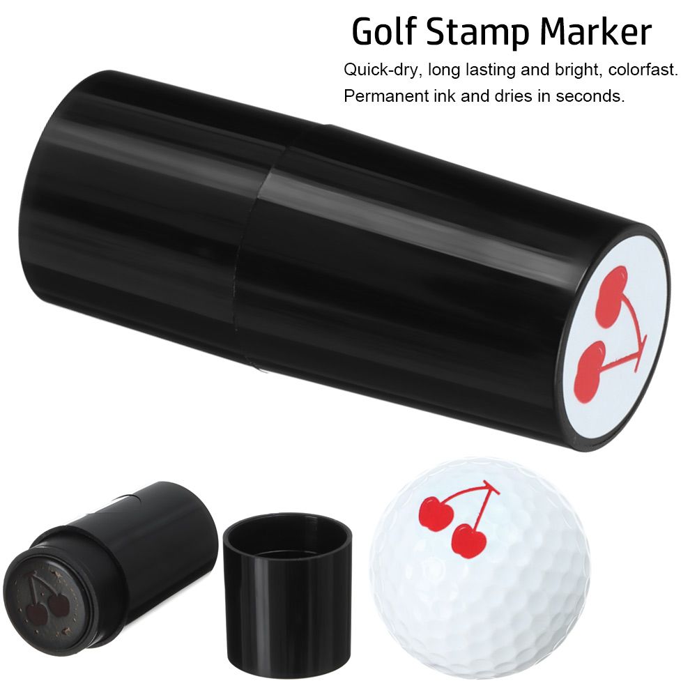 Golf Ball Stamper Stamp Marker Impression ซีล Quick-แห้งพลาสติก Multicolors อุปกรณ์กอล์ฟสัญลักษณ์สำหรับ Golfer ของขวัญ Marker