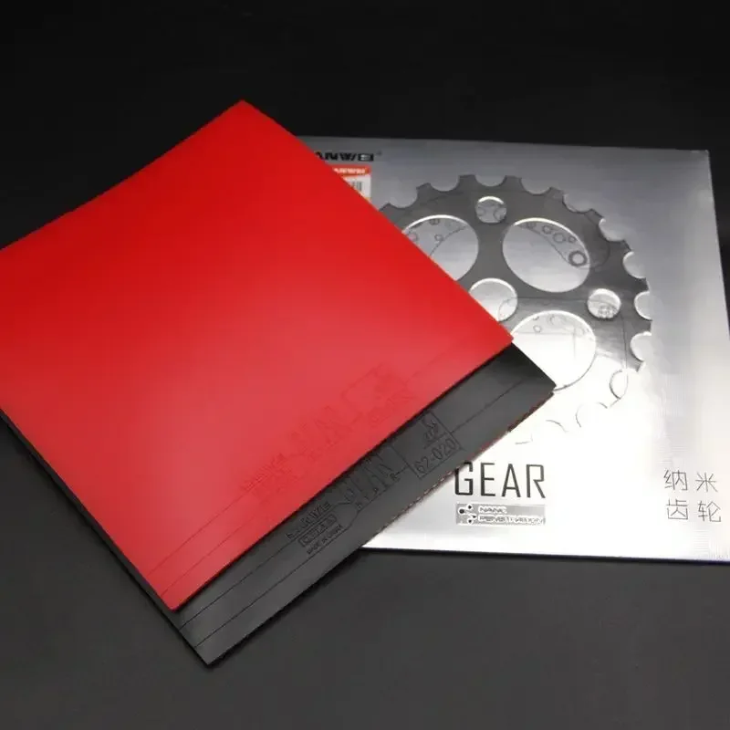 SANWEI GEAR HYPER 卓球ラバー 半粘着ピンポンラバーシート チューニング済みミディアムケーキスポンジ付き Sanwei ラバー