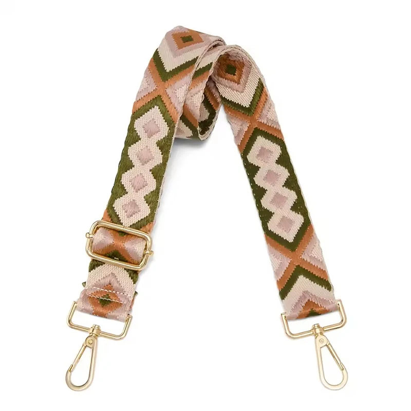 Tracolla per borsa in nylon/cotone Cinghie colorate da donna per tracolla Messenger Accessori per borse Cinture regolabili Cinghie per borse