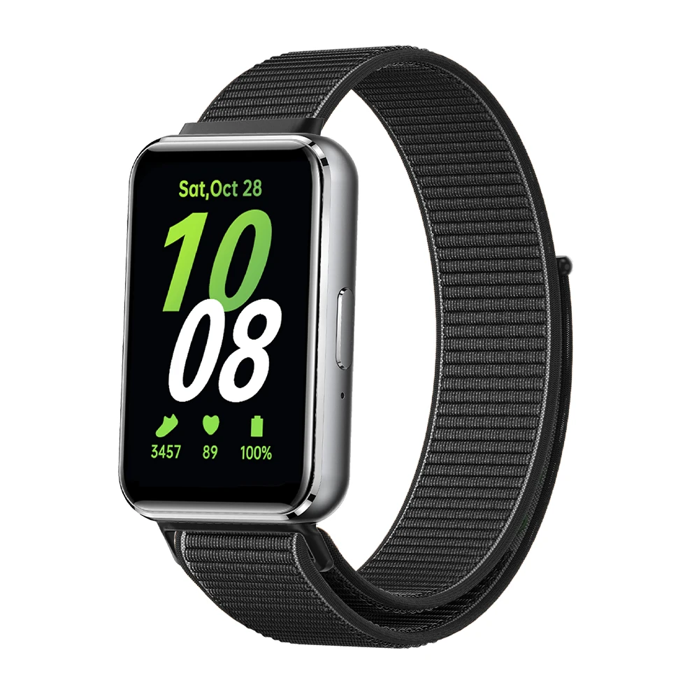 Nylon Loop Strap for Samsung Galaxy Fit 3 Adjustable Elastic Bracelet Watchband for iWatch Samsung Galaxy Fit3 Band Accessories