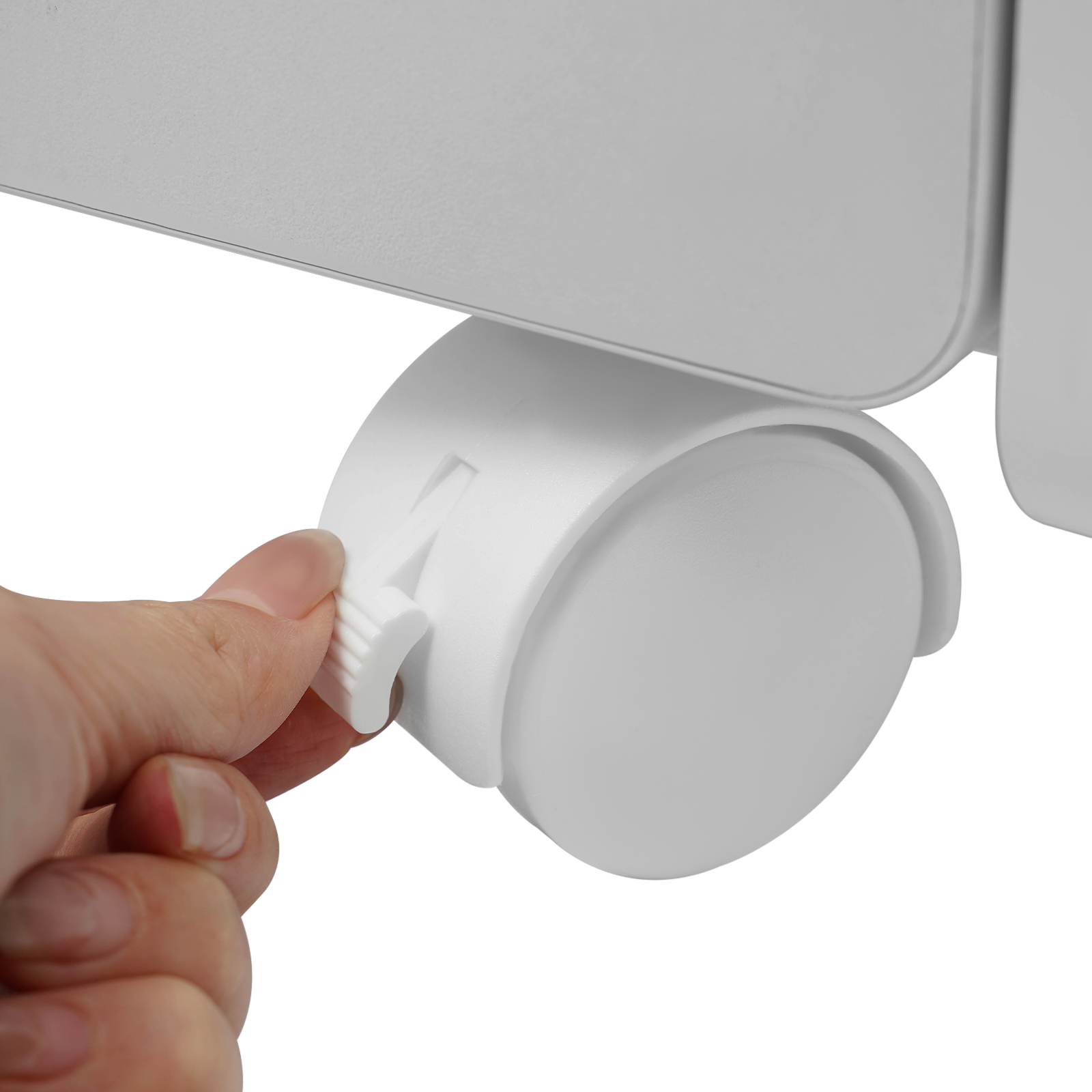 Pedicure Stool Foot Rest Pedicure Manicure Funiture Beauty Salon Nail Trolley Cart Footbath Stool with Wheels