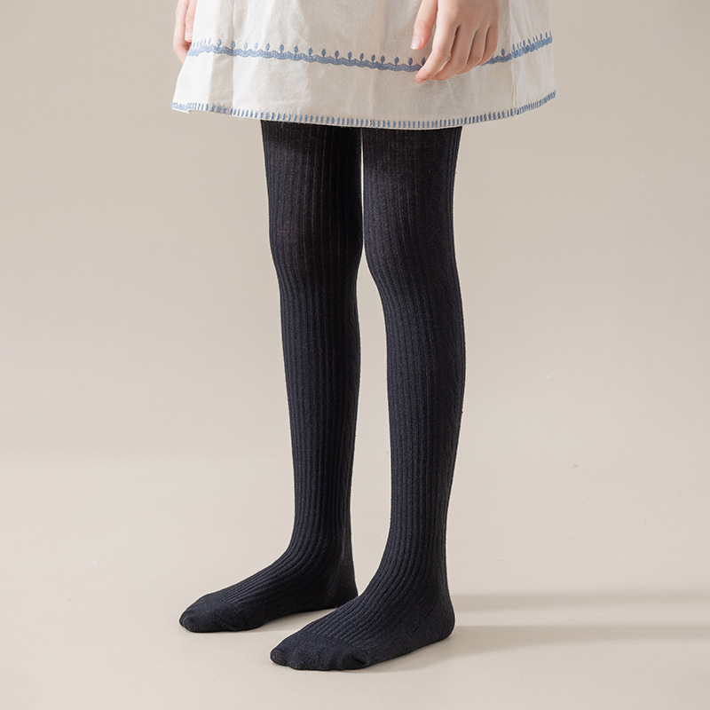 Medias de algodón para niñas de 0 a 12 años, medias de algodón transpirables para primavera, Otoño e Invierno