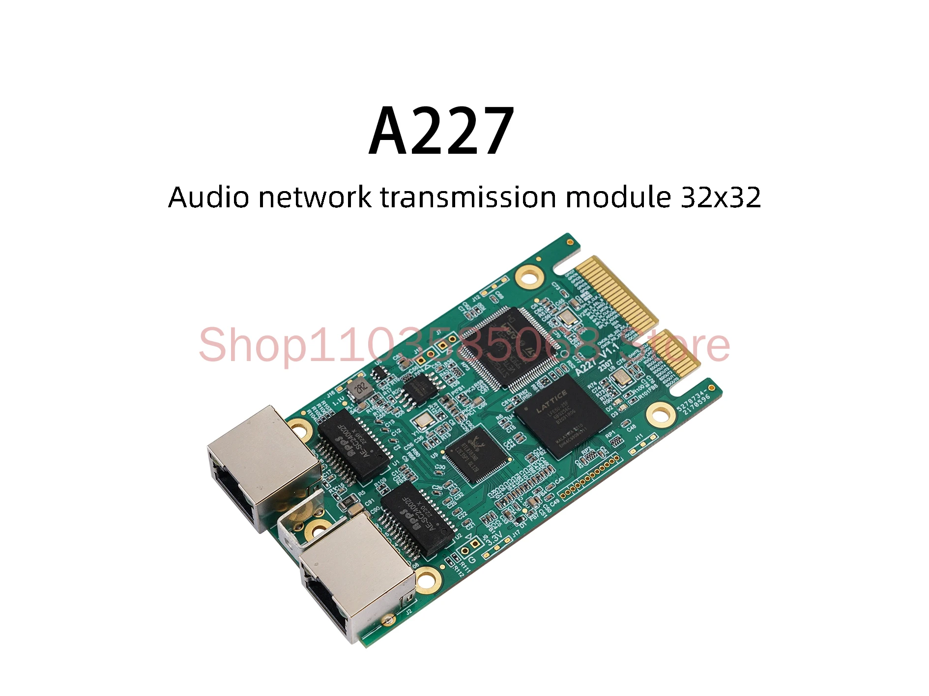 Módulo de transmisión de red de Audio AES67 DT 32X32, A227