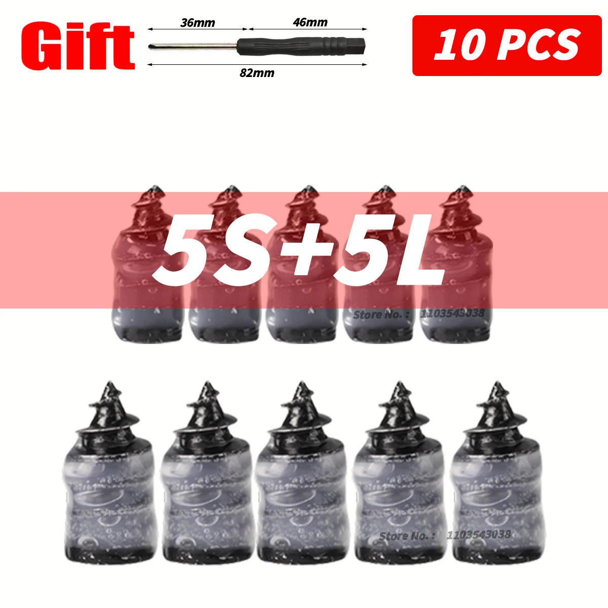 10-100PCS Universal สูญญากาศยางรถยนต์ซ่อมยางเล็บสําหรับรถยนต์รถจักรยานยนต์สกู๊ตเตอร์ยางชุดซ่อมกาวฟรียางเล็บ