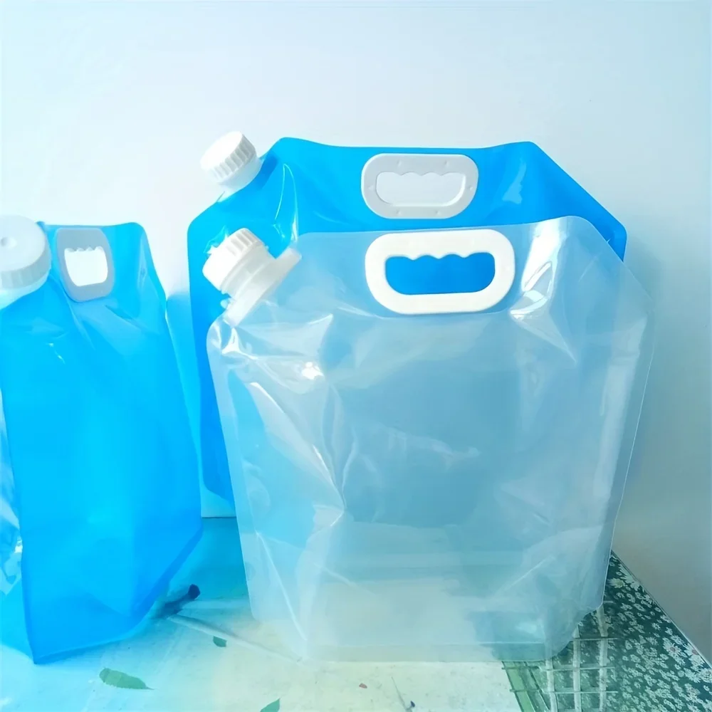 ภาชนะใส่น้ำแบบพับได้10L ถุงเหยือกเก็บน้ำสำหรับกลางแจ้งเดินป่าตั้งแคมป์ฉุกเฉิน