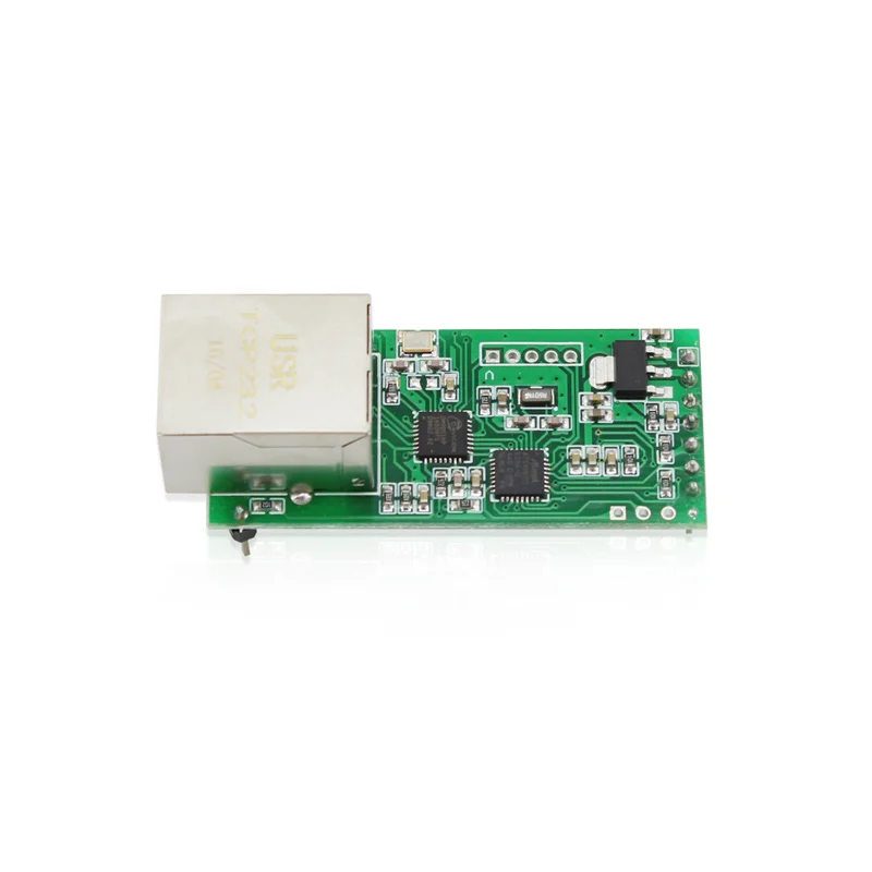 Serieel Naar Ethernet Converter Module USR-TCP232-T2 Bidirectionele Transmissie Van Seriële Ttl En RJ45 Poort