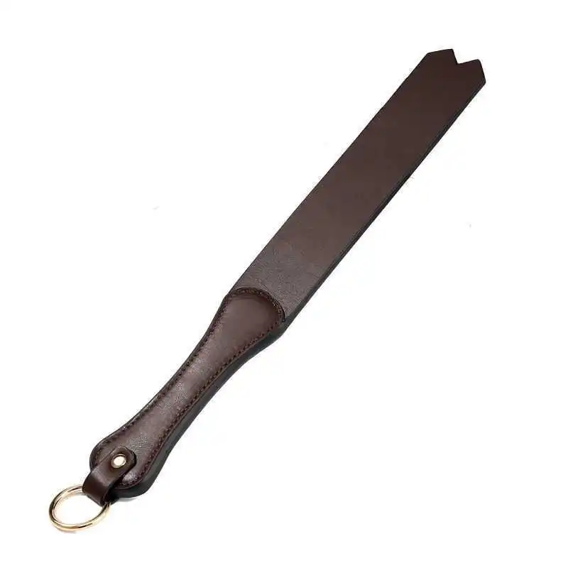 PU Leder Paddle, Handgemachte Reiten Ernte PU Leder Peitsche,