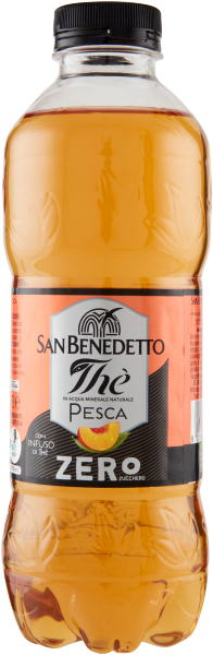 Pesca Null zuckerfreies Pfirsich getränk 500ml-san benedetto