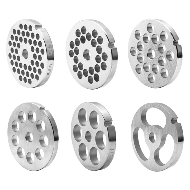 Loại 12 Thép Không Gỉ Máy Xay Thịt Tấm Đĩa Lưỡi Dao Cho Kitchenaid Phối FGA Cắt Thực Phẩm Xay Thịt