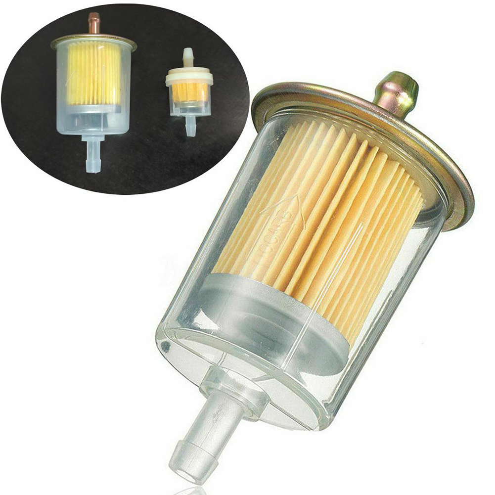 1 pc ガソリンフィルターディーゼル特大燃料フィルターユニバーサル RV インライン燃料ラインガーデンツールスクーターオートバイ車の部分