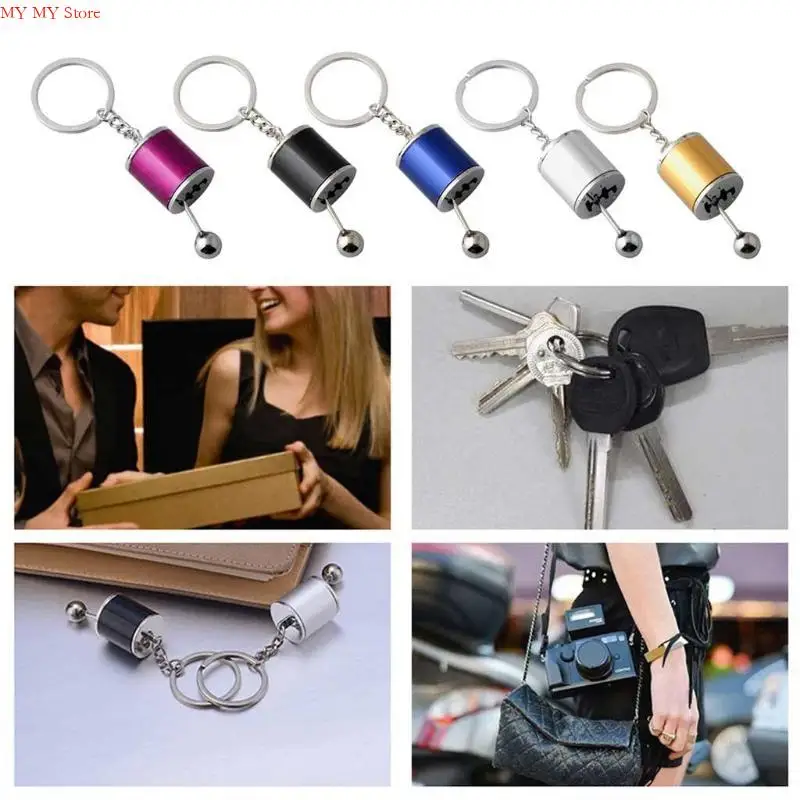 N1HE Paduan untuk Rantai Kunci Tidak ada kunci pudar Pengganti Round untuk Cincin Kunci Dengan Keyrings Buckle Buckle