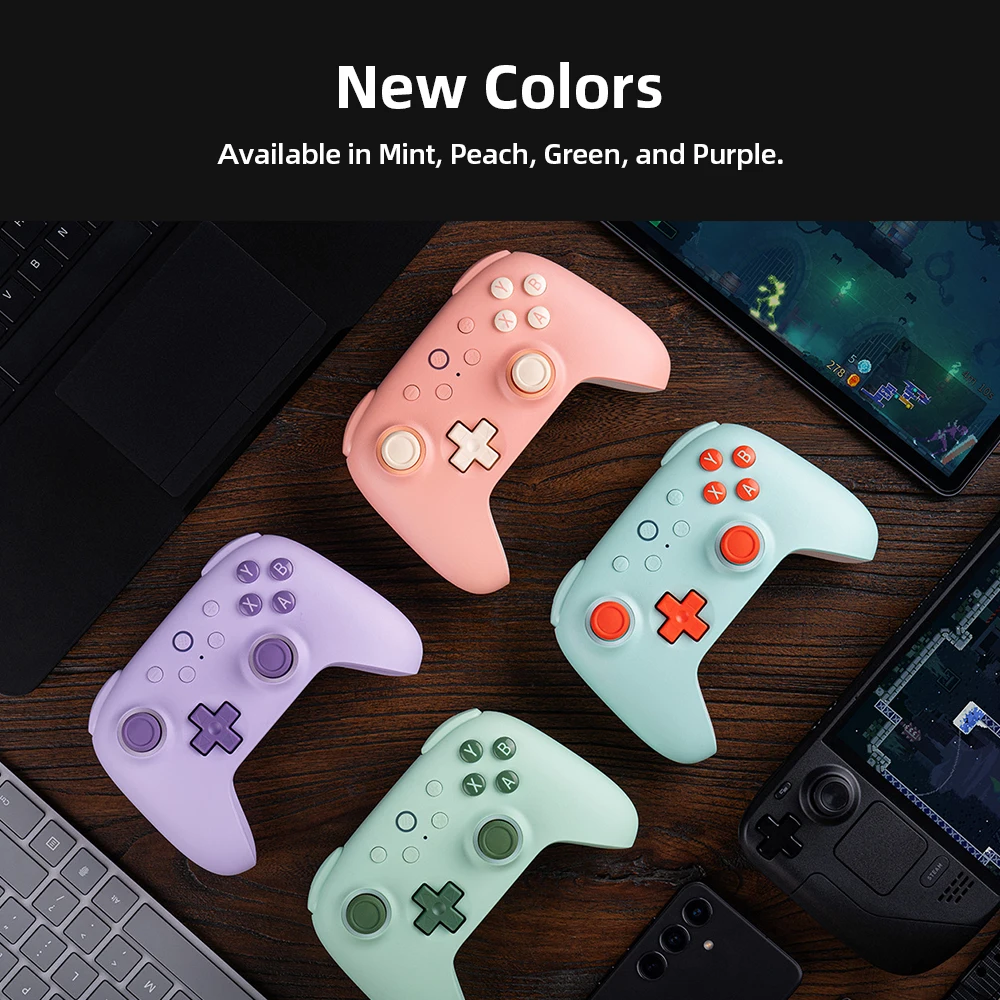 Беспроводной игровой контроллер 8BitDo Ultimate 2C для ПК, Windows 10, 11, Steam Deck, Raspberry Pi, аксессуары для геймпада Android