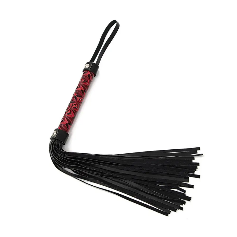 51 cm PU Nicht Slip Leder Pferd Peitsche Ernte Quasten Kurze Peitsche Mit Griff Reit Peitschen Lehre Ausbildung Reiten ernte Für Pferd