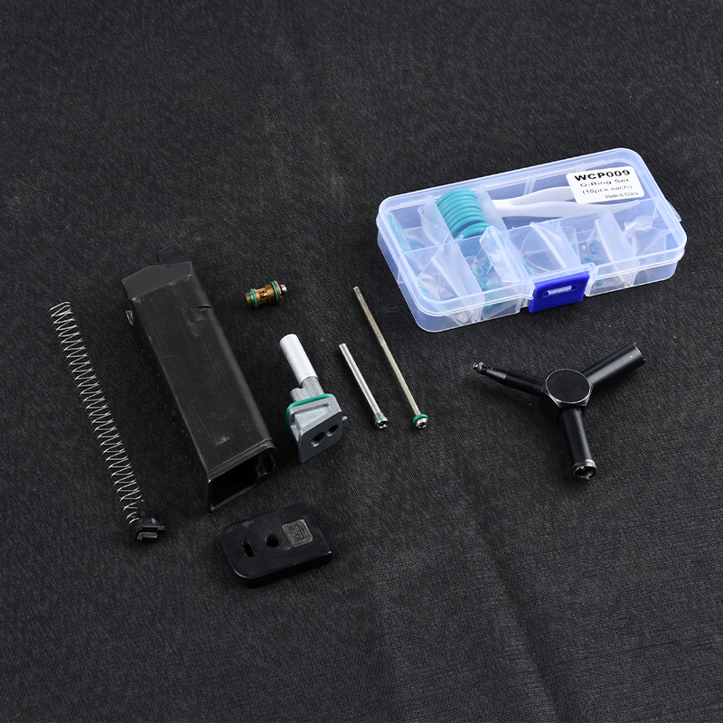 Tactisch Airsoft Magazijn Fluor Rubber O Ring Pistool Voor Gbb Marui Tm Glock 17 Set Groene Platte Siliconen Ring Afdichting Pakking Lucht