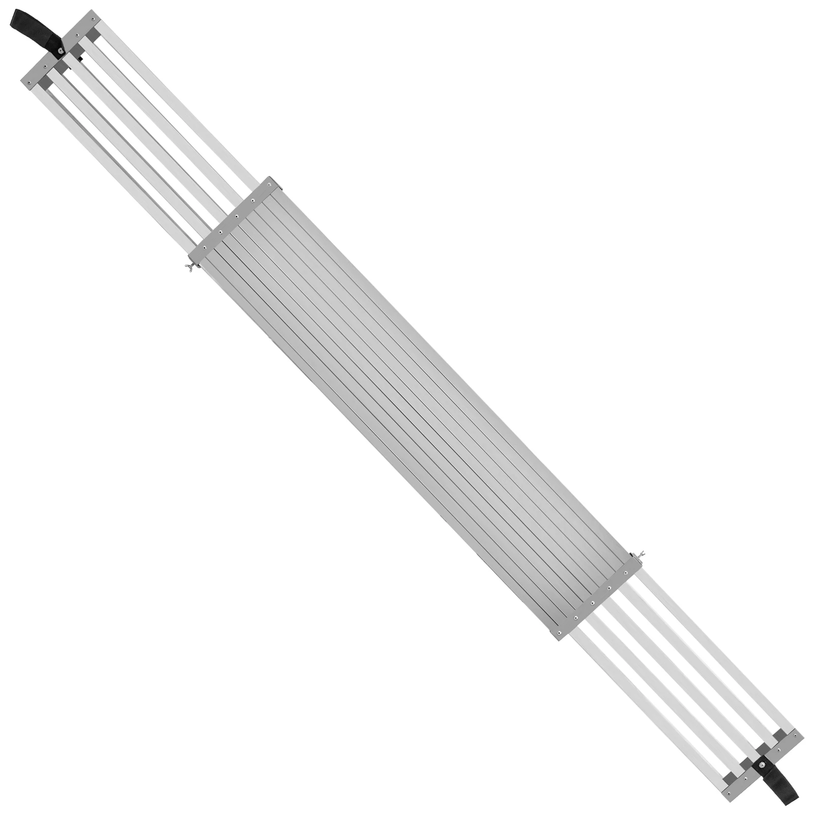 SucceBuy Teleskop-Arbeitsbrett aus Aluminium, 6–9 Fuß, 500 Pfund Kapazität, 12,5 Zoll Breite, Aluminium-Gerüstbrettverlängerung, Staging-Planke